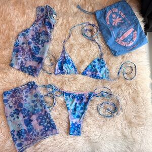 Blackbough Lucid Dreams bikini & 2 piece mesh cover up